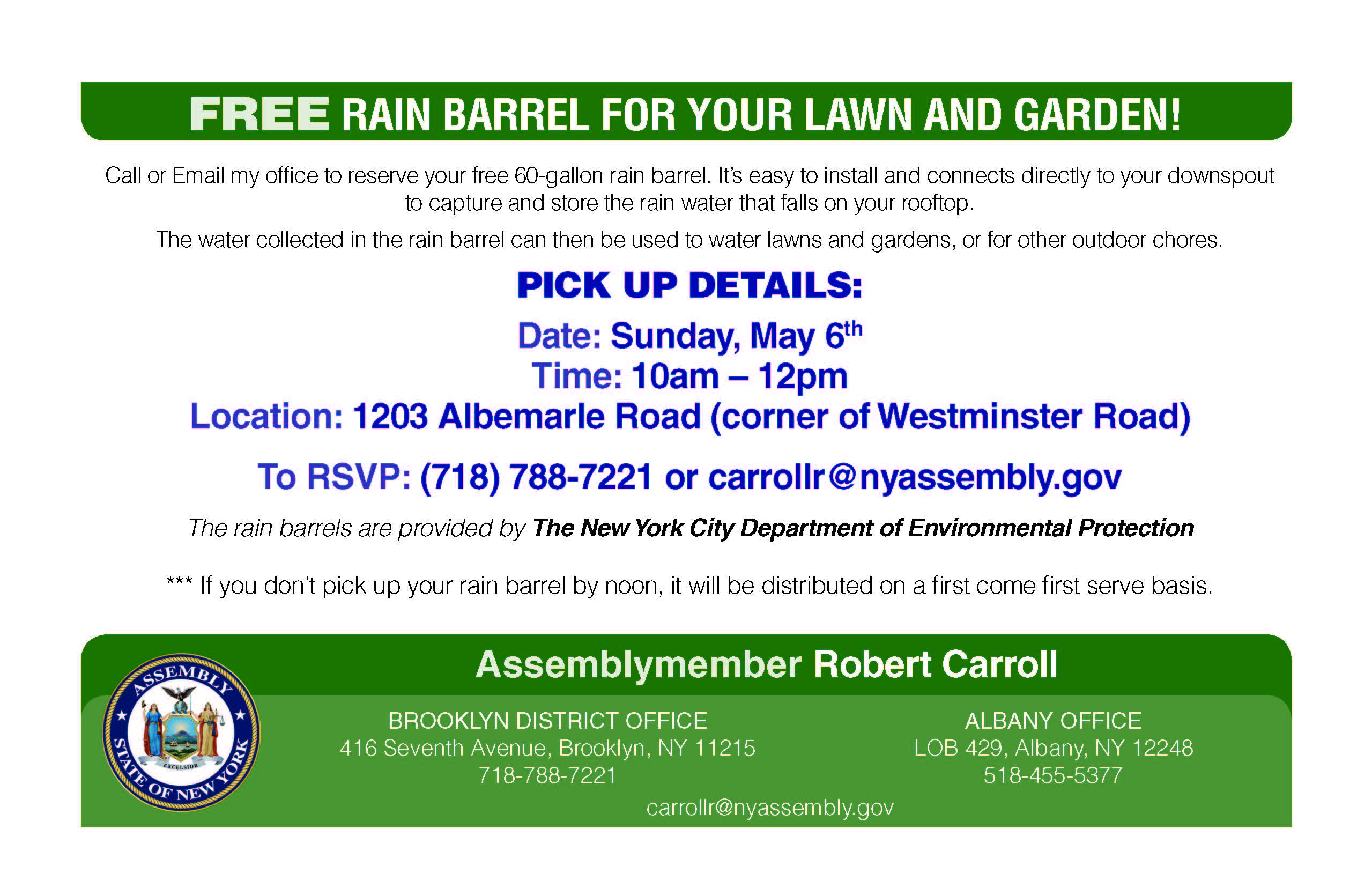 Rain Barrel 18 Park Slope Civic Council