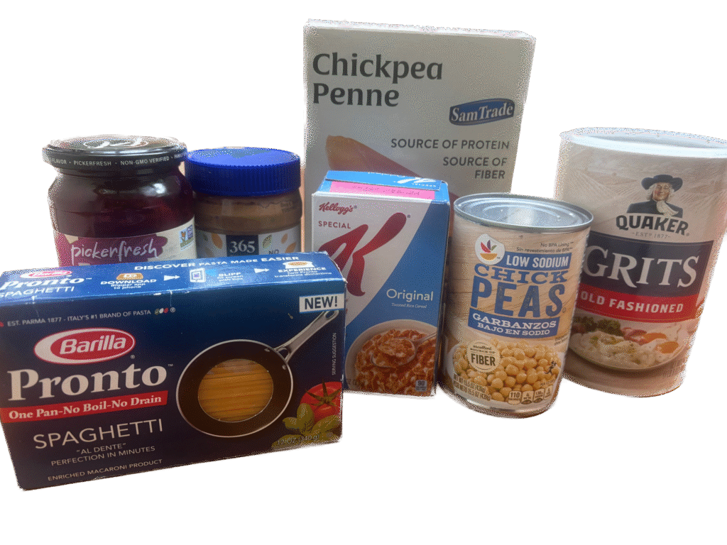 shelf stable food for PSCC food drive